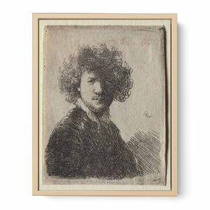 Self Portrait With Curly Hair And White Collar Bust 2
Painting