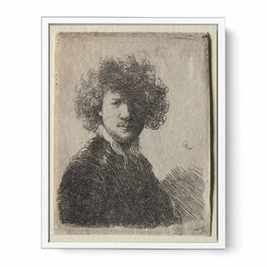 Self Portrait With Curly Hair And White Collar Bust 2
Painting