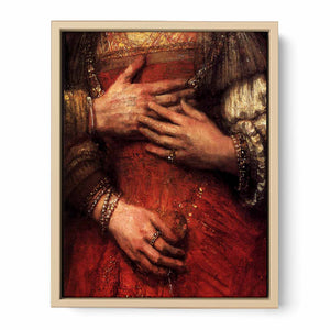 The Jewish Bride (detail) Painting