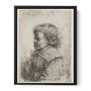 Portrait of a Boy, in Profile
Painting