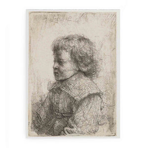 Portrait of a Boy, in Profile
Painting