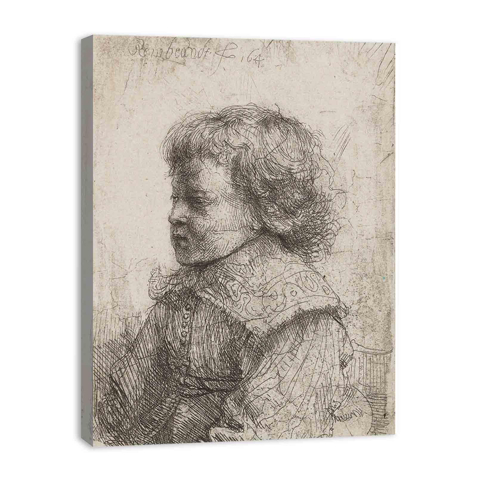 Portrait of a Boy, in Profile
Painting