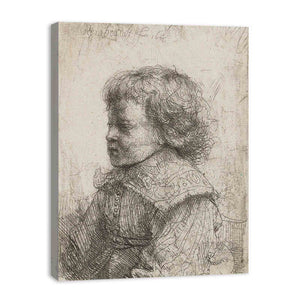 Portrait of a Boy, in Profile
Painting