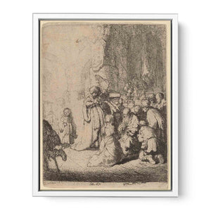 The Presentation in the Temple with the Angel Small Plate Painting