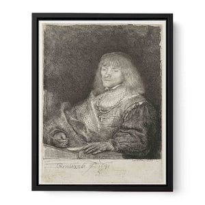 Man at a desk wearing a cross and chain 2
Painting