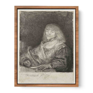 Man at a desk wearing a cross and chain 2
Painting