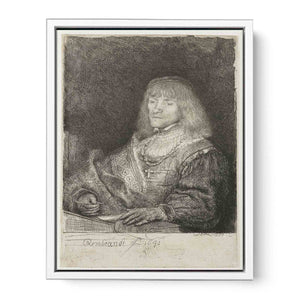 Man at a desk wearing a cross and chain 2
Painting