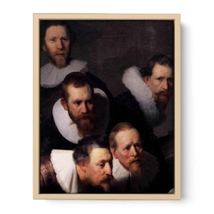 The Anatomy Lecture of Dr. Nicolaes Tulp (detail) Painting