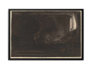 Saint Jerome in a dark Chamber
Painting