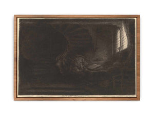 Saint Jerome in a dark Chamber
Painting