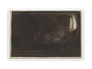 Saint Jerome in a dark Chamber
Painting