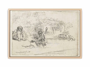 The Bathers Painting