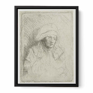 Sick Woman With A Large White Headdress
Painting