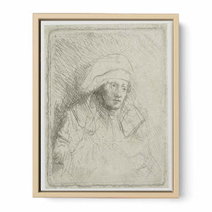 Sick Woman With A Large White Headdress
Painting