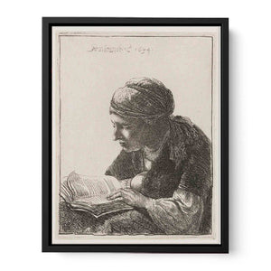 Woman Reading Painting