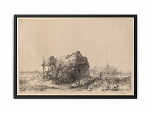 Landscape with a Cottage and Haybarn Oblong
Painting