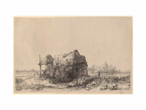 Landscape with a Cottage and Haybarn Oblong
Painting