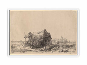 Landscape with a Cottage and Haybarn Oblong
Painting