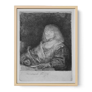 Man At A Desk Wearing A Cross And Chain Painting