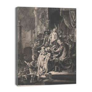 Christ Before Pilate Large Plate Painting