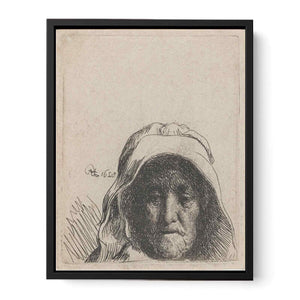 The Artist's Mother Head only, full Face
Painting