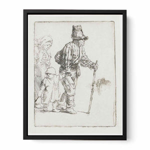 Peasant Family on the Tramp Painting