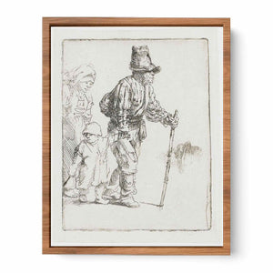 Peasant Family on the Tramp Painting