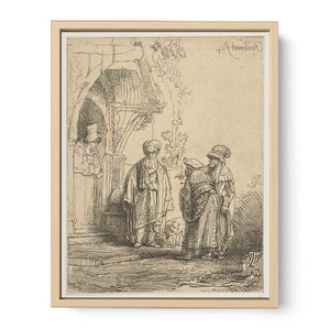 Three oriental figures Painting