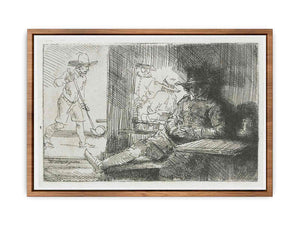 The Golf Player Painting
