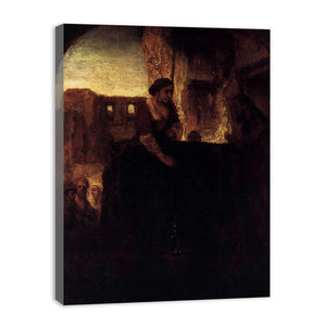 Christ and the Woman of Samaria Painting