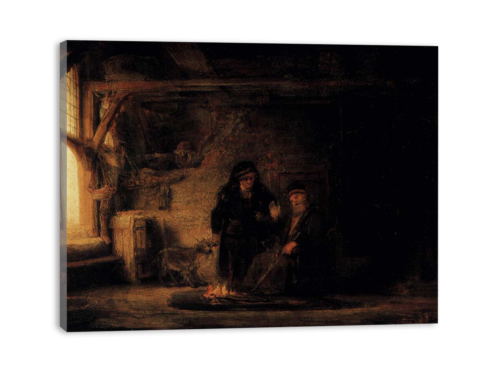 Tobit's Wife with the Goat
Painting