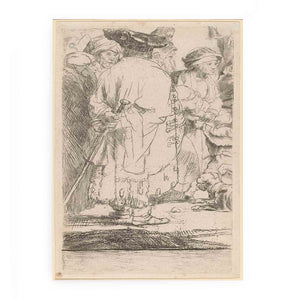 Christ healing the Sick A Fragment Painting