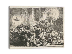 Christ Driving The Money Changers From The Temple 3 Painting