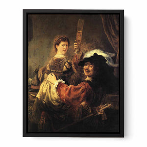 Rembrandt and Saskia in the Scene of the Prodigal Son in the Tavern c. 1635
Painting