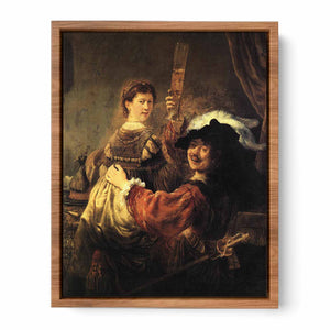 Rembrandt and Saskia in the Scene of the Prodigal Son in the Tavern c. 1635
Painting