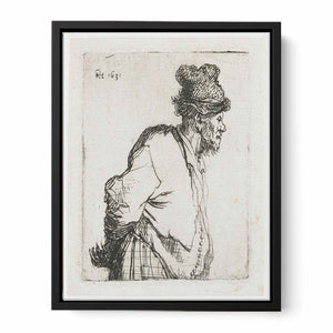 Peasant With His Hands Behind His Back Painting