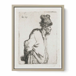 Peasant With His Hands Behind His Back Painting