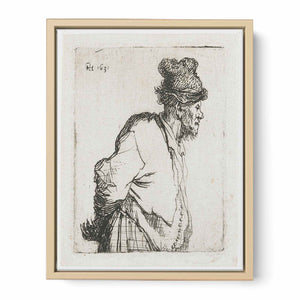 Peasant With His Hands Behind His Back Painting