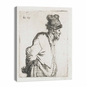 Peasant With His Hands Behind His Back Painting