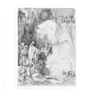 The Raising of Lazarus Small Plate 2 Painting