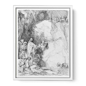 The Raising of Lazarus Small Plate 2 Painting