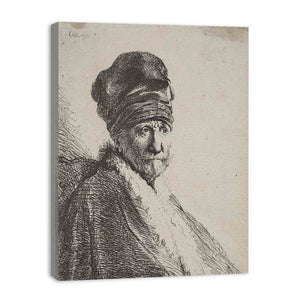 Bust of a Man wearing a High Cap (The Artists Father )
Painting