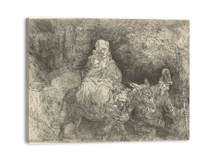 The Flight into Egypt Crossing a Brook Painting