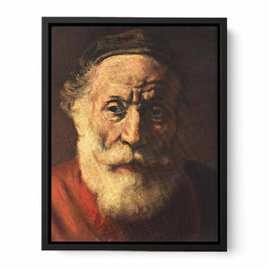 Portrait of an Old Man in Red (detail -1) 1652-54
Painting