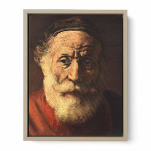 Portrait of an Old Man in Red (detail -1) 1652-54
Painting