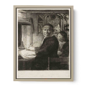 Lieven Willemsz. van Coppenol, Writing-Master Small Plate Painting