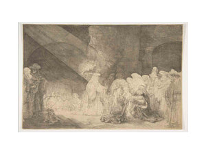 Presentation In The Temple Oblong Plate
Painting