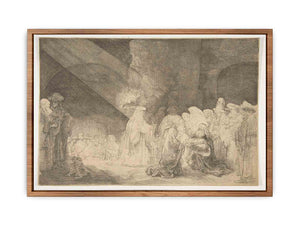 Presentation In The Temple Oblong Plate
Painting