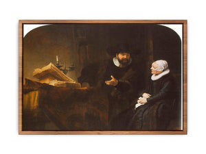 The Mennonite Minister Cornelis Claesz. Anslo in Conversation with his Wife, Aaltje 1641
Painting