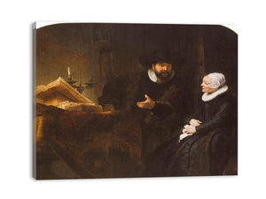 The Mennonite Minister Cornelis Claesz. Anslo in Conversation with his Wife, Aaltje 1641
Painting